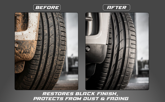 Nippon Paint n-Shield Tyre Shine Spray 250ml | Long Lasting Gloss, Restores Black Finish, Protects from Dust & Fading