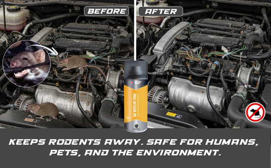 Nippon Paint n-Shield Rat Repellent Coating Spray 500ml | Protects Car Engine Wires from Rodents, Long Lasting Protection