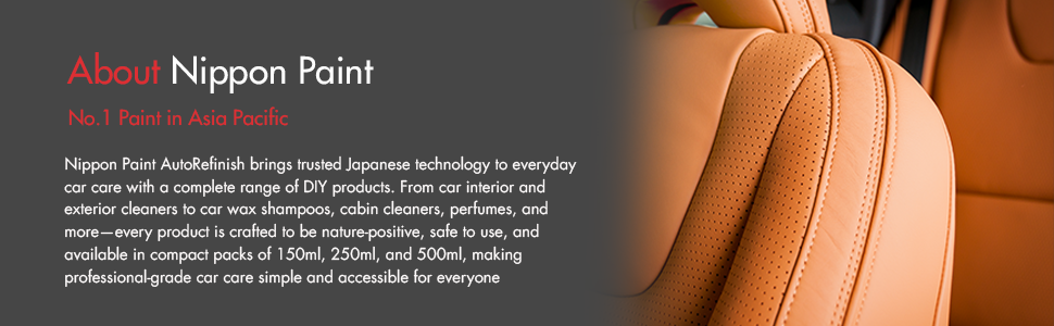 Nippon Paint n-Shield Leather Upholstery Cleaner 250ml | Protects Leather, Cleans & Conditions | No. 1 Paint In Asia Pacific