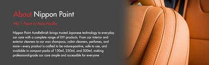 Nippon Paint n-Shield Leather Upholstery Cleaner 250ml | Protects Leather, Cleans & Conditions | No. 1 Paint In Asia Pacific