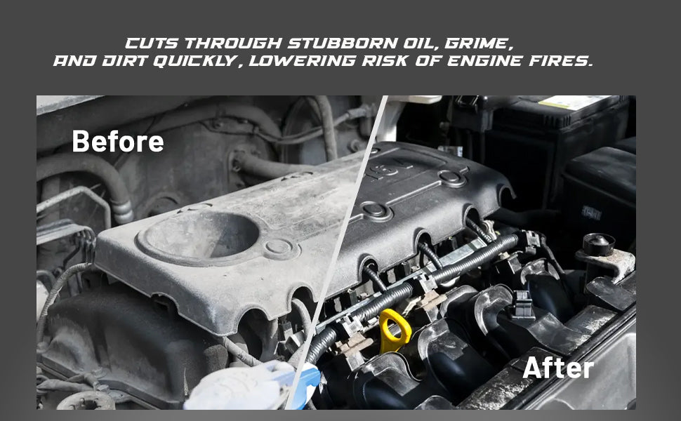 Nippon Paint n-Shield Engine Degreaser Spray 250ml | Powerful Engine Cleaner, Removes Oil, Dirt, Non-Corrosive | No. 1 Paint In Asia Pacific