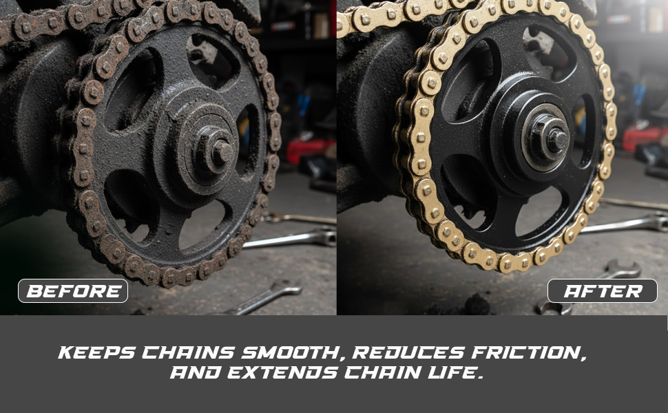 Nippon Paint n-Shield Chain Lubricant Spray 150ml | Reduces Friction, Ensures Smooth & Quiet Operation, Protects Bike & Motorcycle Chains