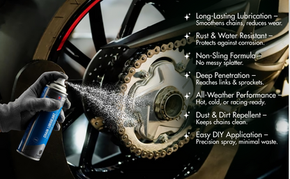 Nippon Paint n-Shield Chain Lubricant Spray 150ml | Reduces Friction, Ensures Smooth & Quiet Operation, Protects Bike & Motorcycle Chains