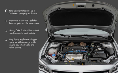 Nippon Paint n-Shield Rat Repellent Coating Spray 500ml | Protects Car Engine Wires from Rodents, Long Lasting Protection