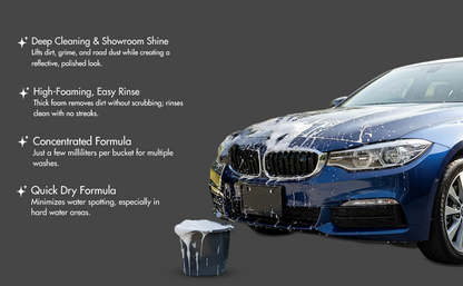 Nippon Paint n-Shield Car Wax Shampoo 250ml | Deep Cleaning, Glossy Finish, Wax Protection | No. 1 Paint In Asia Pacific