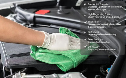 Nippon Paint n-Shield Engine Degreaser Spray 250ml | Powerful Engine Cleaner, Removes Oil, Dirt, Non-Corrosive | No. 1 Paint In Asia Pacific