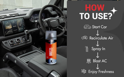 Nippon Paint n-Shield Breeze+ Car Air Freshener Spray 150ml | One Spray Odour Control, Long Lasting Freshness | No. 1 Paint In Asia Pacific