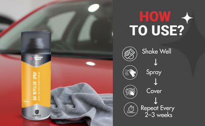 Nippon Paint n-Shield Rat Repellent Coating Spray 500ml | Protects Car Engine Wires from Rodents, Long Lasting Protection