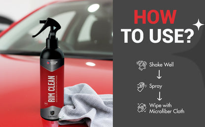Nippon Paint n-Shield Rim Clean Spray 250ml | Wheel & Alloy Cleaner, Removes Brake Dust, Dirt & Stains