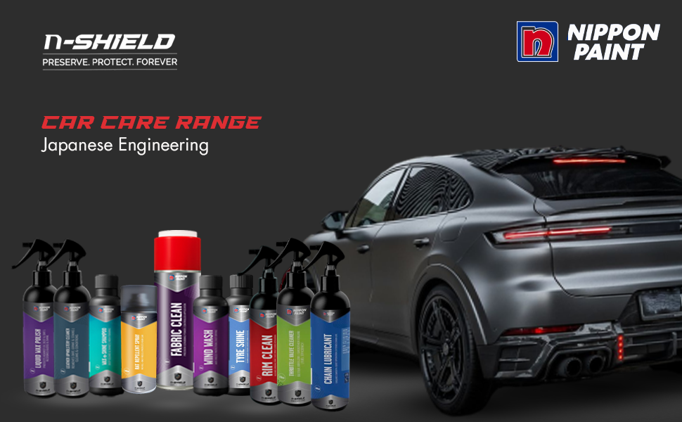 Nippon Paint n-Shield Liquid Wax Polish 250ml | Restores Car Paint Gloss, Protects from UV, Dust & Water, Long Lasting Shine