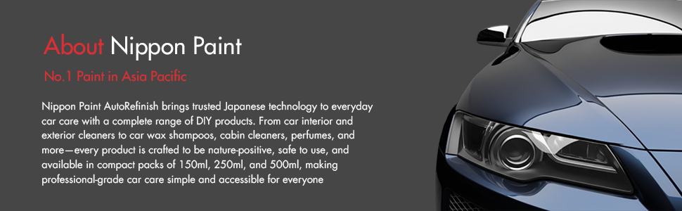 Nippon Paint n-Shield Liquid Wax Polish 250ml | Restores Car Paint Gloss, Protects from UV, Dust & Water, Long Lasting Shine