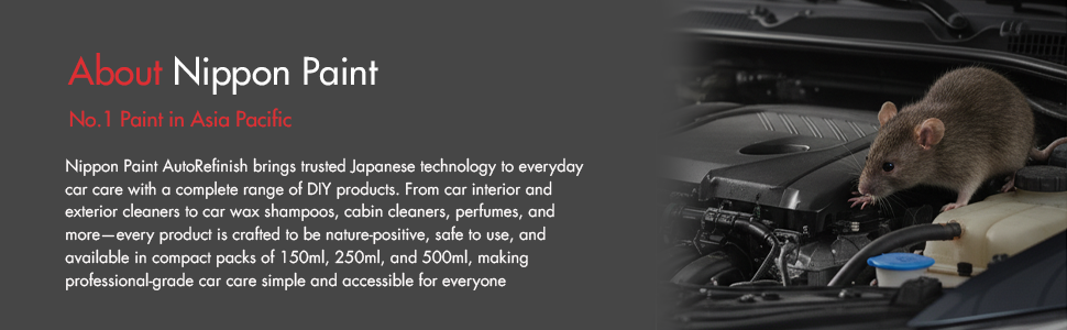 Nippon Paint n-Shield Rat Repellent Coating Spray 500ml | Protects Car Engine Wires from Rodents, Long Lasting Protection