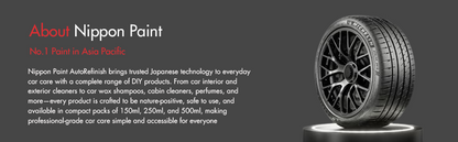 Nippon Paint n-Shield Tyre Shine Spray 250ml | Long Lasting Gloss, Restores Black Finish, Protects from Dust & Fading